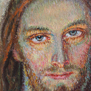 Konserwacja obrazu Chrystus Miłosierny